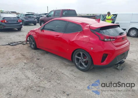 2019 Hyundai Veloster 2.0 из США, поврежденный, VIN KMHTG6AFXKU019399